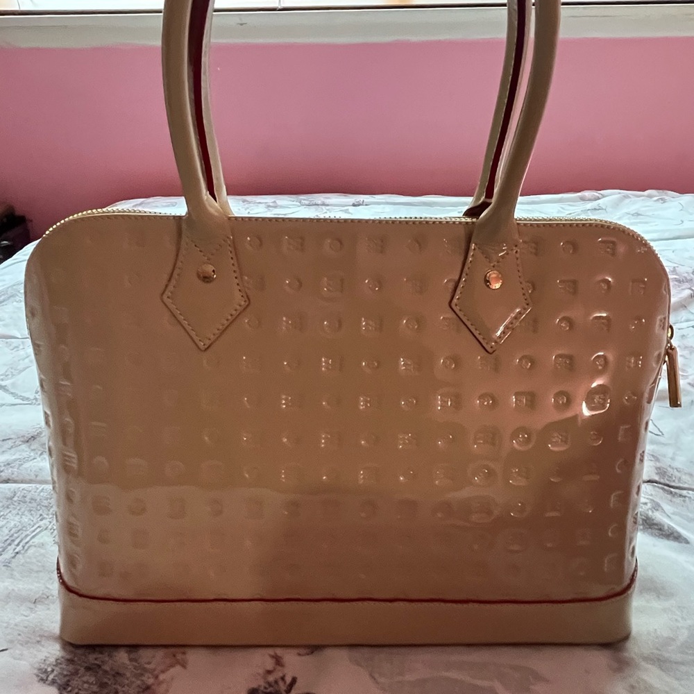Arcadia Patent Leather Bugatti Satchel